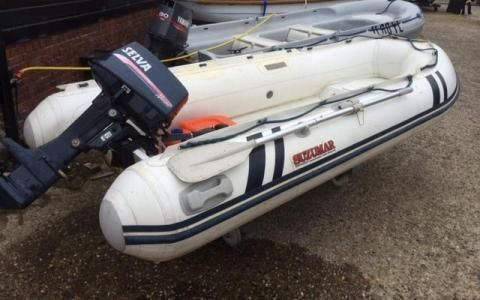 Suzumar rubberboot 2009 met Selva 15 pk 2006 Goede staat