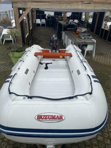 Suzumar rubberboot, lengte 395, Suzuki 5 pk 4 takt