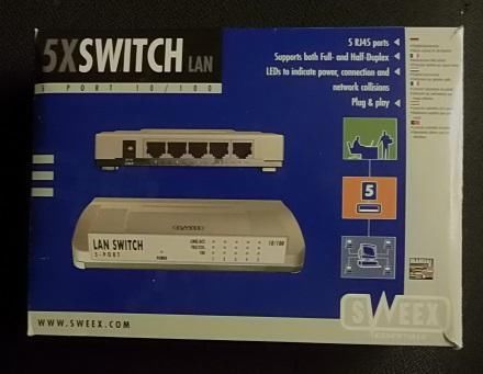 Sweex 5 Port Switch 10100 Mbp Model LA200010