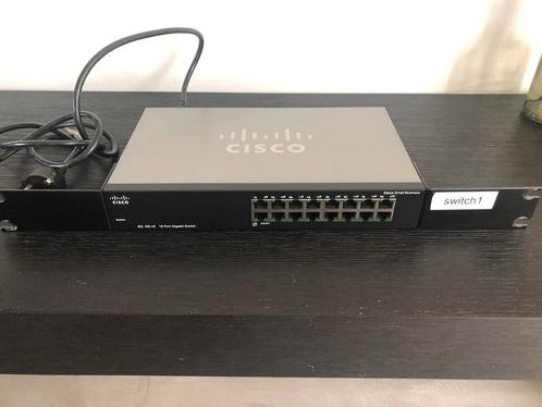 Switch 1.   Cisco.   16 Port.  Giga bites