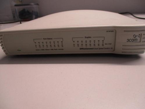 switch 3com 16 ports. netwerkswitch  router