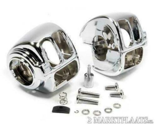 SWITCH HOUSING SET, CHROME Chrome without switches 