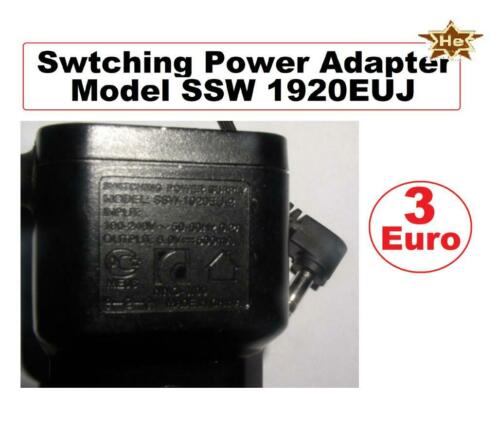 Swtching power adapter Model SSW 1920EUJ 100-240V 0.2a