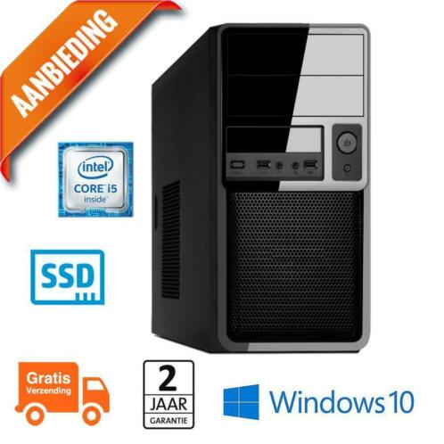 Systeem nieuw Intel Core i5 8400 240GB SSD 8GB Incl. W10PRO