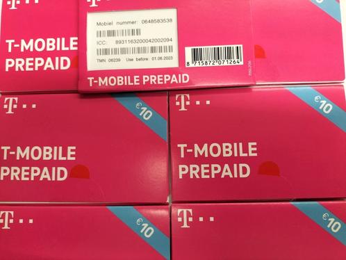 T-Mobile Prepaid Simkaart 40 stuks Geldig vaste prijs