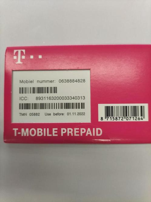 T-Mobile SIM Unieke Nummer 0638884828