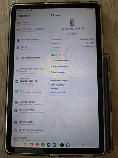 Tablet Galaxy S6 lite