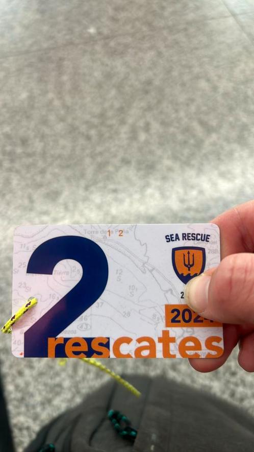 Tarifa Rescue card voor twee reddingen