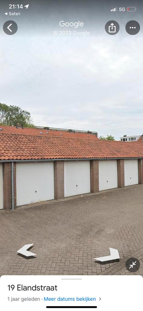 Te huur een RUIME garagebox met puntdak Elandstraat in Breda