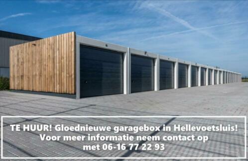 TE HUUR in Hellevoetsluis- nieuwe garageautoopslagbox 15m2