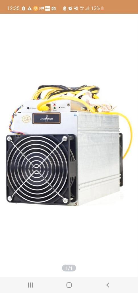 Te koop 2 x antminer l3 , crypto, coins, mining, rigs