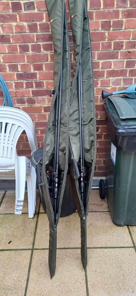 te koop 2x HARRISON TORRIX CARP ROD 13ft 3,50 pond