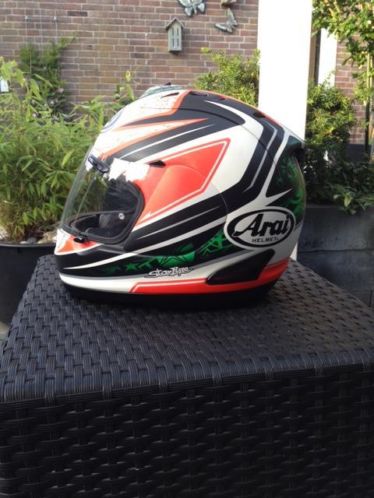 Te koop aangeboden Arai RX-7 GP Hayden Green (L)