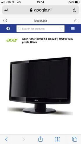 Te koop Acer H243H monitor 24 inch