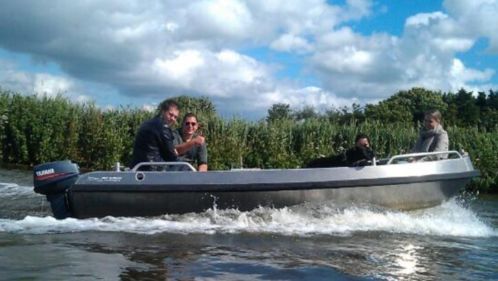 Te koop alufleet Mlv 444 zeer mooi stoere aluminium boot