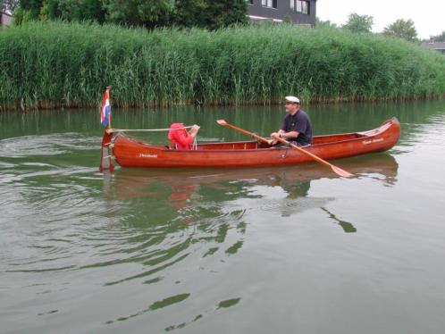 Te koop Bijzondere wherry in vorm van canadese kano