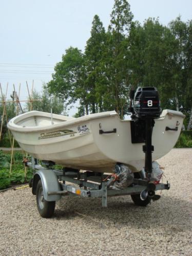 Te koop boot incl. motor en trailer