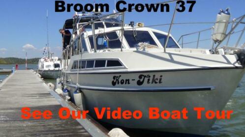 Te koop Broom Crown 37 motorjacht 034Kon-Tiki034 bj 1980