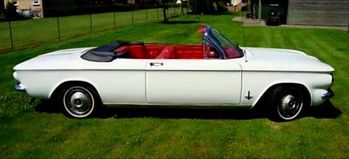 Te Koop  Chevrolet Corvair Cabriolet Monza Automaat 1962 Wit