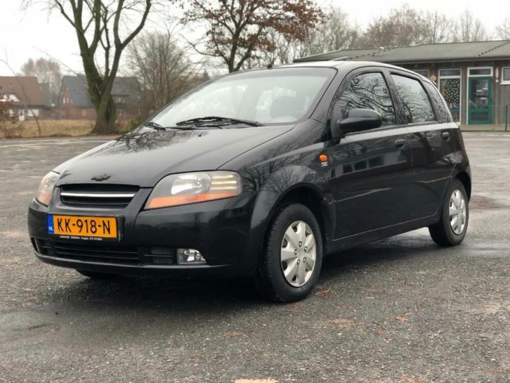 Te Koop Chevrolet Kalos 2004 ZwartAPK11-2019WEGWEG