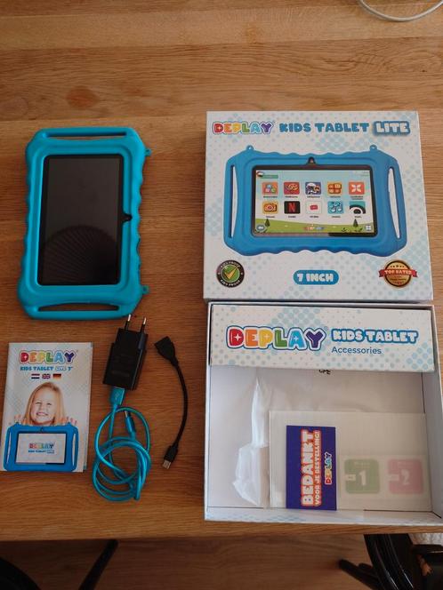 Te koop DEPLAY Kids Tablet LITE  7 inch 32 GB - blauw