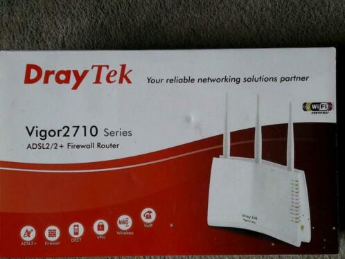 Te koop DrayTek Vigor 2710n ADSL22 Annex B (NL-versie)