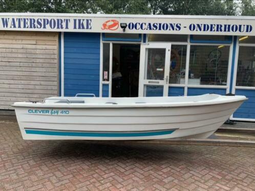 Te koop een nette clever boy 410 polyester toervisboot