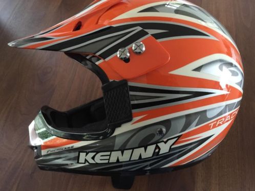 Te koop gebruikte Kenny Track Crosshelm, oranje