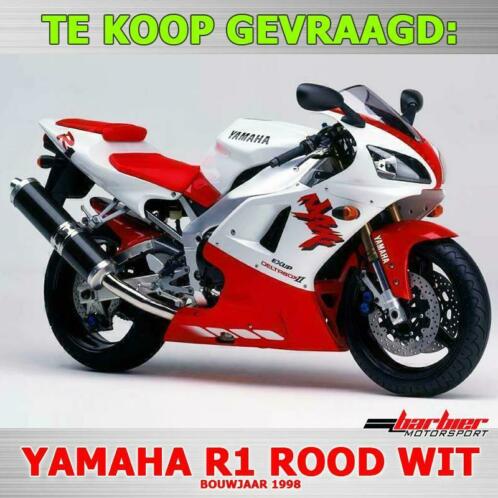 Te koop gevraagd Yamaha R1 uit 1998
