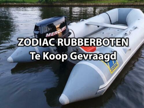 Te koop gevraagd - Zodiac rubberboot met of zonder BB-motor