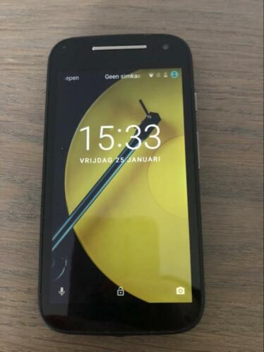 Te koop goedwerkende mobiel Motorola XT1524 zwart