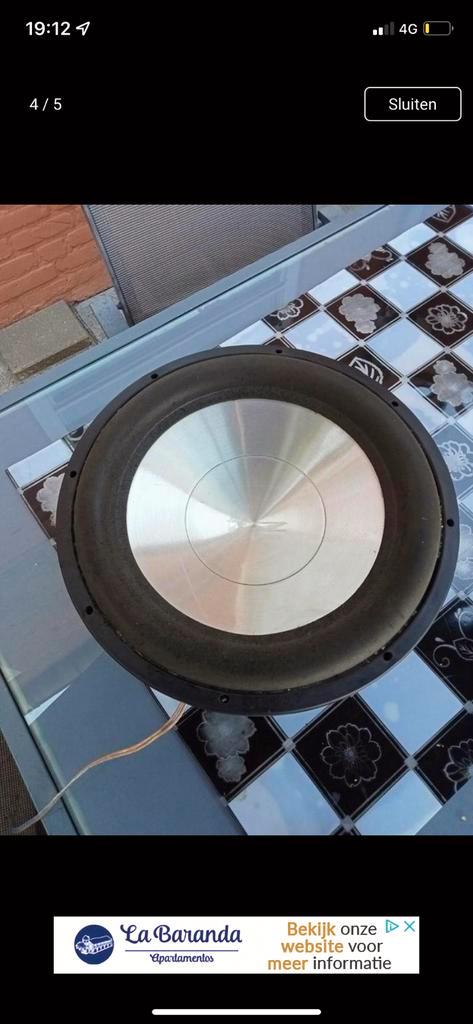 Te koop ground zero gzrw 15 inch woofer