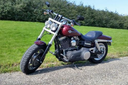 Te koop, Harley FATBOB FXDF bj 2008. Slechts 8055 km 