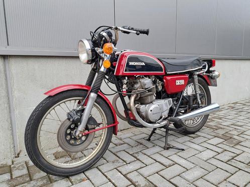 Te koop Honda CB200 1976 oldtimer motor met NL kenteken