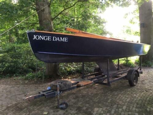 te koop houten zeilboot, Valk incl. alle toebehoren