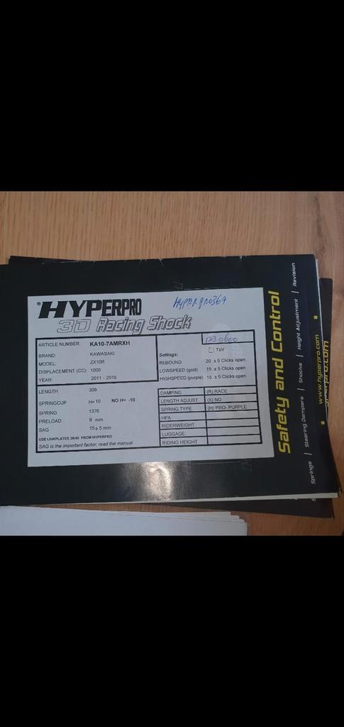 Te koop Hyperpro 3D Racing shock