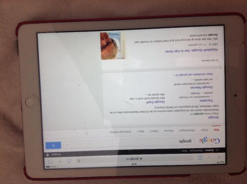 Te koop iPad air met kapot scherm