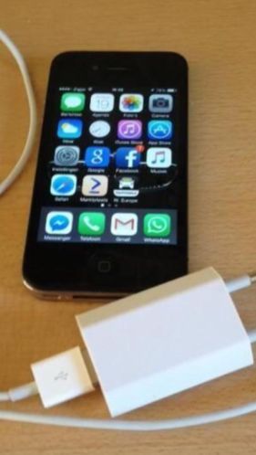 Te koop iPhone 4S 16GB zwart.