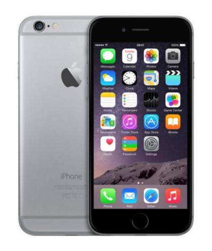 Te koop iPhone 6 grey 64GB  Apple battery cover