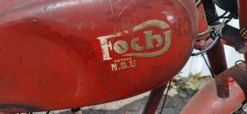 Te koop, Italiaans Motorfiets merk Fochi met 98 cc NSU motor