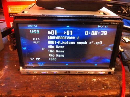 te koop jvc avx800 dubbel din dvd speler met usb