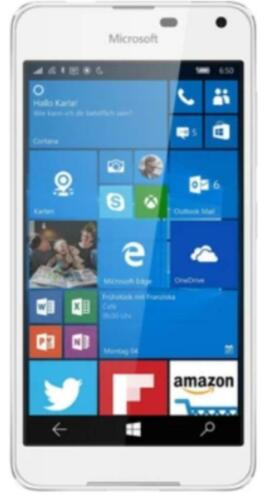 Te Koop Microsoft Lumia 650 16GB wit icl hoesje en lader
