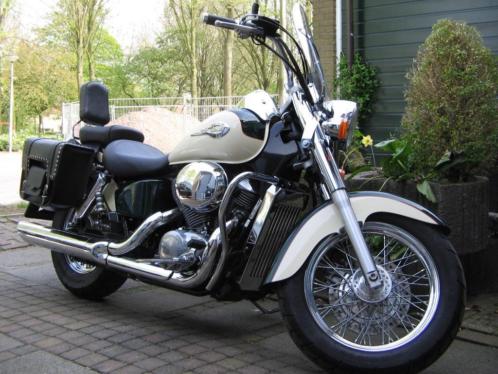 Te Koop mooie Honda Shadow 750 Ace groenbeige