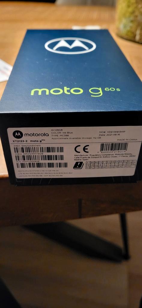 Te koop Motorola G60S kleur zwart.