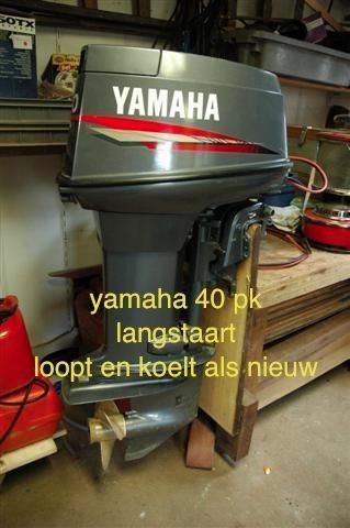 te koop, nette 40 pk yamaha autolube langstaart