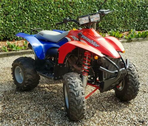 Te koop nette kenteken quad Polaris Scrambler500 volautomaat