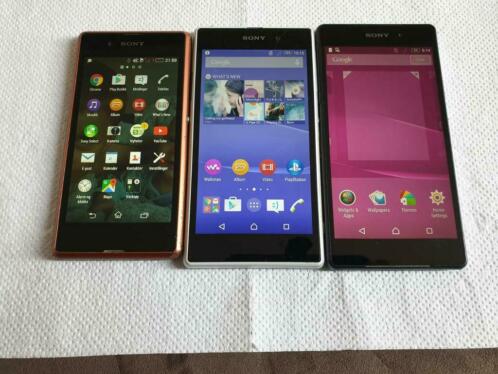 Te koop partij van 3 stuks sony xperia