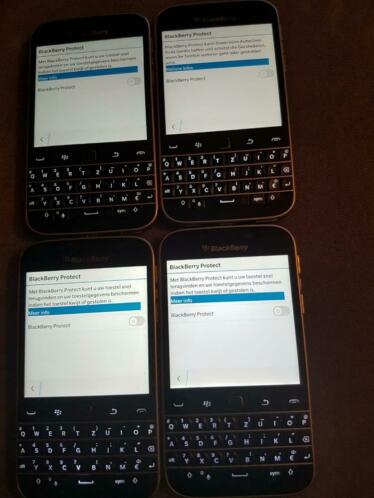 Te koop partij van 8 stuks blackberry classic q10