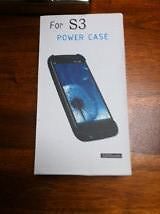 TE KOOP SAMSUNG S3 EXTERNE OPLADER  CASE 3200 mAh