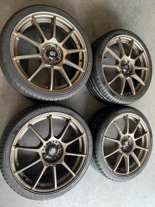 Te koop set nieuw 4x100 Sparco licht metalen velgen.